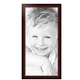 thumbnail image 2 of ArtToFrames 16" x 33" Matte mahogany Diploma Picture Frame, 16x33 inch Brown Wood Poster Frame (WOM-5108), 5 Pack, 2 of 6