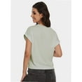 thumbnail image 2 of Women's Crew Neck Short Sleeve T Shirt Summer Casual Loose Workout Top, 2 of 6