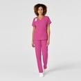 thumbnail image 3 of WonderWink W123 6455-Women's Mock Wrap Scrub Top, 3 of 6