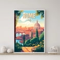 thumbnail image 4 of Póster de arte de viaje España Málaga Roma Oporto Madeira Portugal Costa Lienzo Pintura Impresión de pared Imagen para sala de estar Decoración del hogar, 4 of 5