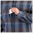 thumbnail image 5 of VORTEX Men Trail Call Tech Flannel, Color: Blue Grey, Size: S (221-39-BGR-S), 5 of 5