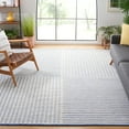 thumbnail image 2 of SAFAVIEH Natura Wayra Striped Area Rug, Ivory/Blue, 8' x 10', 2 of 8