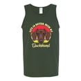 thumbnail image 2 of Wild Bobby, Life is Better with My Daschund Cute, Dog Lover, Men Graphic Tank Top, Forest Green, Large, 2 of 4