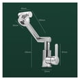 thumbnail image 2 of Faucet Household Bathroom Counter Basin Washbasin Multi-function Rotary Hot And Cold Faucet ,Easy to Install, 2 of 5
