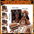 thumbnail image 2 of Halloween Fabric Doll DIY Kit, Sugar Skull Rag Doll Craft Set, Gothic Cloth Doll Making Supplies, Handmade Sewing Doll Kit, Floral Doll DIY Pack, Craft Supply for Home DIY Projects, Halloween Gift, 2 of 6