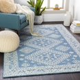 thumbnail image 4 of Hauteloom Hectorville Wool Living Room, Bedroom Area Rug - Traditional - Denim, Navy, Cream - 2' x 3', 4 of 8