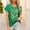 B-Green, variant on Runfenguu Oversized Graphic Tees For Women Womens Tees Loose Fits Women'S Casual Fashion Striped Printed T-Shirt Round Neck Short Sleeve Boho Top For Women