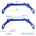 thumbnail image 3 of Levier d'Équilibrage de Guidon Réglable en Croix Bleu Universel pour Moto, 3 of 5