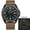 Brown, variant on Men‘s Canvas Strap Watch with Luminous Dial Markers, Casual Analog Wristwatch for Daily Wear, Outdoor Sport Wrist Watch for Men - Green
