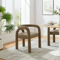 Modway Astrid Performance Velvet Dining Chair in Camel