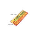 thumbnail image 2 of unbranded 10Ud Calcomanía Para Conductor Principiante Adhesiva Color Amarillo, 2 of 6