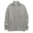 thumbnail image 5 of Soft Womens Oversized Henley Collar Sweatshirt with Button Closure Fleece Lined Long Sleeve Pullover for Casual Daily 2026 Light Gray S, 5 of 5