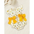 thumbnail image 6 of Rovasas Baby Girls Rompers Flower/Fruits Print Round Neck Infant Bodysuits, 6 of 9