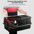 thumbnail image 3 of Car Trunk Organizer Automotive Cargo Organizer Car Storage Box 55L Oxford Cloth Folding Design with Reflective Strip for Safety Visibility, 3 of 7