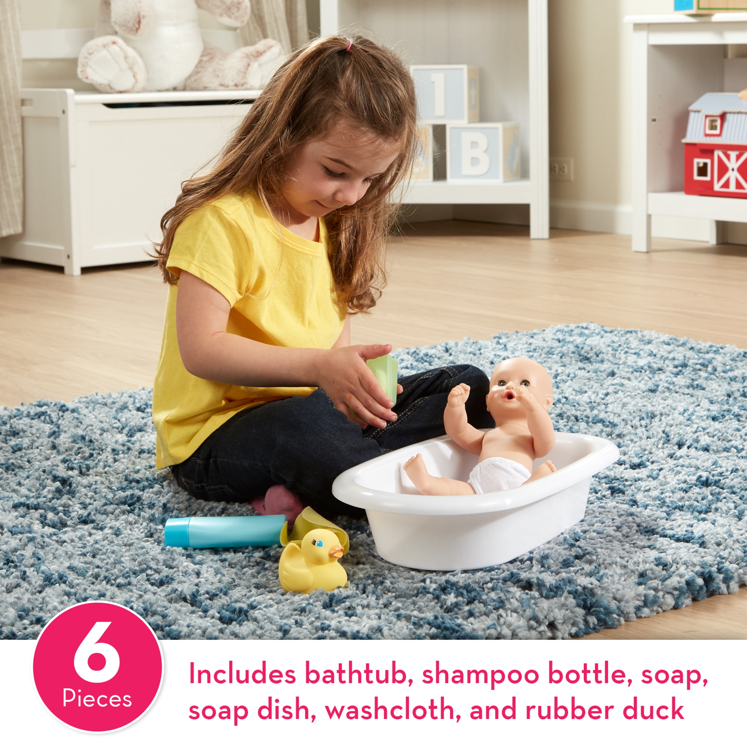 Melissa & Doug doll bathtub playset – Dungeness Kids