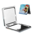 thumbnail image 1 of Pofeuu SpongeBob SquarePants for Portable Pocket Makeup Mirror PU Cover Compact Travel Mirror with Normal and Magnifying Double Sided Glass-Round Shape-Square, 1 of 9