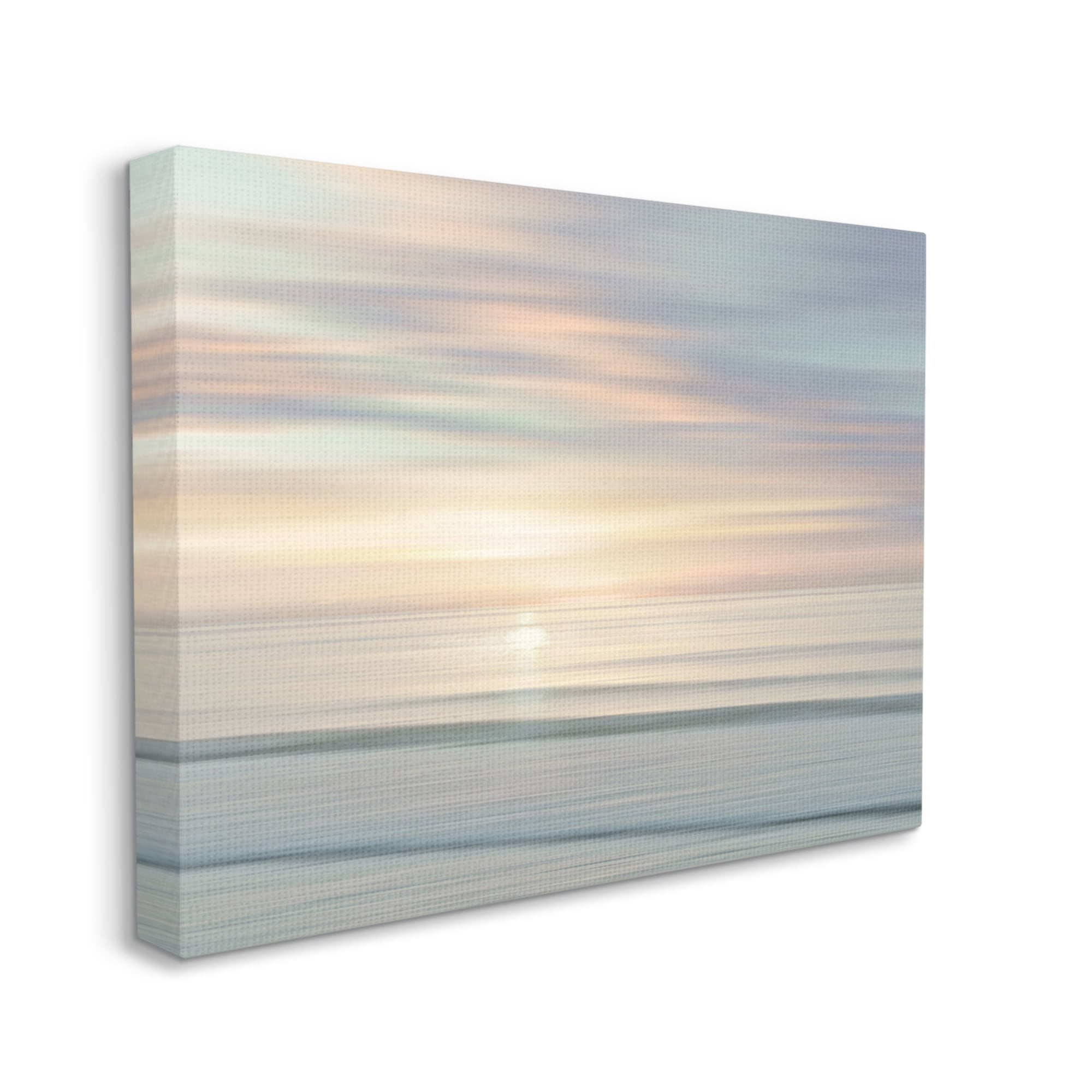 Stupell Industries Sun on Ocean Reflection Nature Photography Gallery Wrapped Canvas Print Wall Art, 40 x 30