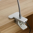 thumbnail image 1 of ETHZZLE Table Lamp Usb With Clamp Flexible Neck Silver 1Set, 1 of 6