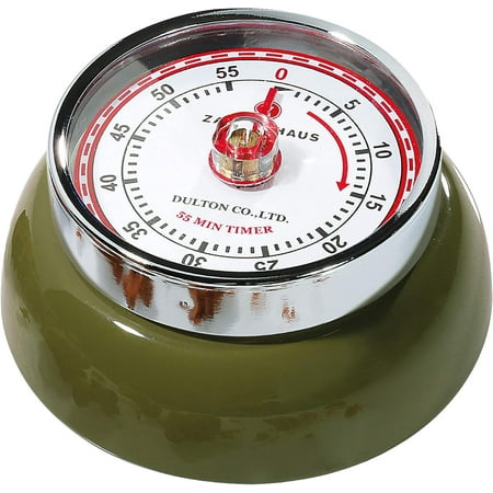 

Magnetic 60 Minute Kitchen Timer 2.75-Inch Olive