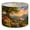 Color 4, variant on Linen Drum Lampshades Tropical Landscape Bamboo Palm Trees Mountains 13"x13"x10" Light Shade for Table Lamps Floor Lamp Shades Lampshade Replacement Assembly Required