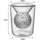 thumbnail image 3 of Golf Whiskey Glass, Golf Whiskey Glasses For Men, Golf Gifts For Mens Golfers, Whiskey Glass With Golf Ball Shape Embedded, 3 of 5