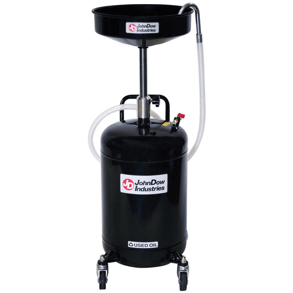 JohnDow JDI-18DC 18 Gallon Self-Evacuating Portable Oil Drain