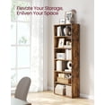 thumbnail image 4 of Librería VASAGLE CUSTOS Collection, almacenamiento abierto de 6 niveles, 4 of 9