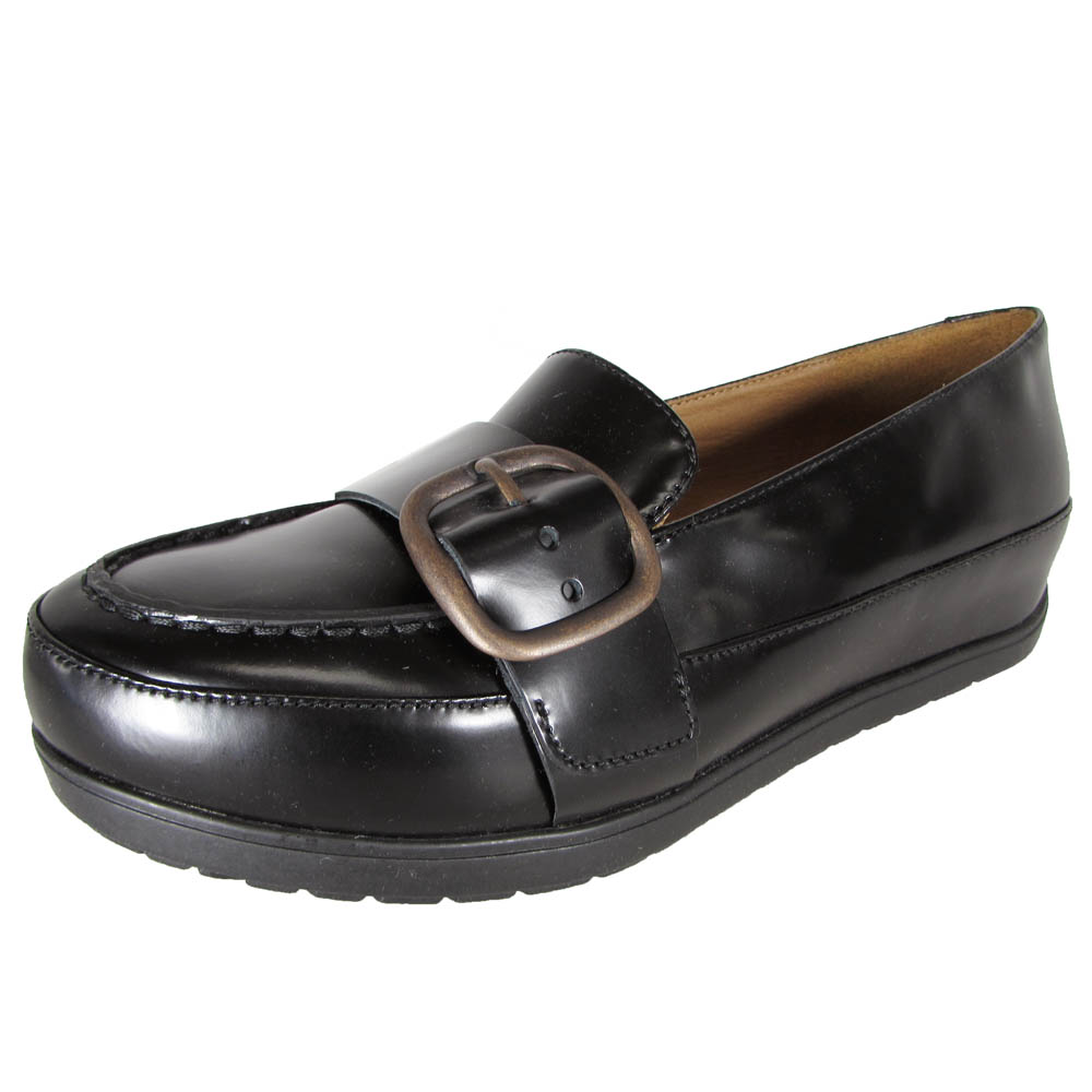 buckle loafers womens