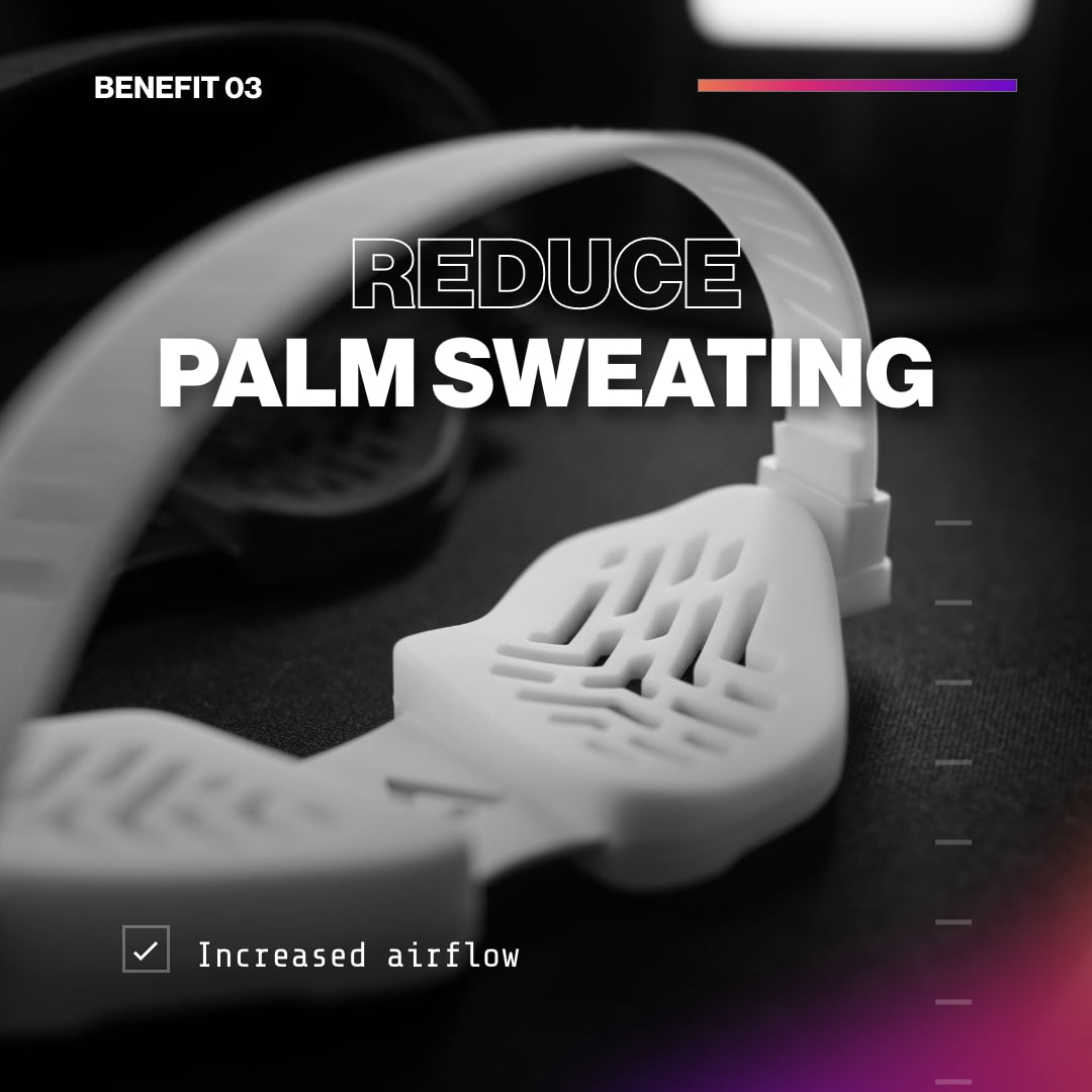 DELTAHUB Carpio G2.0 - Advanced Ergonomic Right-Handed Gaming Wrist Rest for Mouse - Superior Support for Serious Gamers - Anti-Fatigue, Smooth Glide (Small, Right, Black)