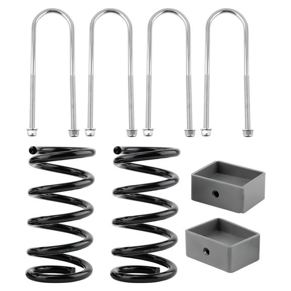 3" Front/4" Rear Coil Spring Lowering Kit for Chevy S10 2WD (1982-2004), GMC Sonoma 2WD (1984-2004), S10 Blazer 2WD (1983-1994) and GMC Jimmy 2WD (1984-1997) MXR02FXSY