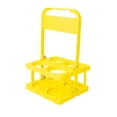 thumbnail image 1 of HBFAGFB Foldable Beverage Rack for Reusable Drink Holder with Handle Portable Kitchen Supplies Yellow, 1 of 8