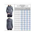 thumbnail image 2 of Jchiup Maternity Long Sleeve High Neck Casual Sweatshirts Tunic Tops with Pockets, 2 of 3