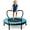 Blue, variant on Gymax 40'' Trampoline for Kids Indoor/Outdoor Fitness Trampoline w/ Foam Handlebar Blue
