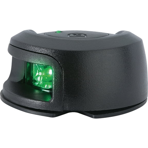 Marine LightArmor LED 2 nm Vertical Surface Mount Starboard Side Light with Green Lens