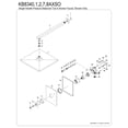 thumbnail image 3 of Kingston Brass KB8341AXSO Restoration Single-Handle Pressure Balanced Shower Faucet in Polished Chrome, 3 of 5