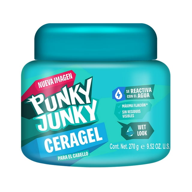 Ceragel para cabello Punky Junky Aspecto Húmedo 270g