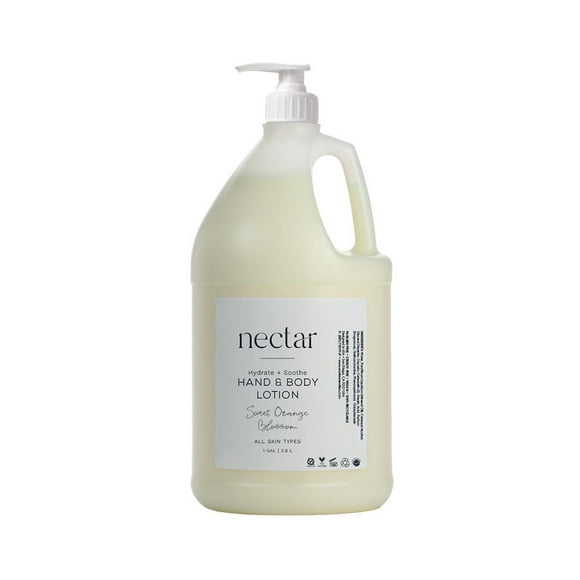 Nectar Lotion pour le Corps Parfum : Arôme de Fleur d'Oranger Sucrée 3.79L Gallon 2/Pack