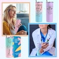 thumbnail image 6 of Nurse Gifts For Women Personalized 20oz Custom Skinny Wine Tumbler With Name Job Title And Date Nurse Practitioner Gifts Nurse Graduation Retirement Christmas Presents Travel Cup With Straw, 6 of 6