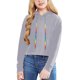 thumbnail image 3 of Gibobby Blusas De Niñas Sudadera con capucha para niña con orejas de , manga larga, informal, （Gris， 12-14 Años), 3 of 4