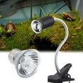 thumbnail image 5 of Practical Turtle Tortoise UV Basking Light Holder Lamp Clip Reptile Heating Light Bulb Temperature Controller BLACK 50W BULB, 5 of 8