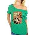 thumbnail image 1 of Awkward Styles Halloween T Shirt Mummy Cat Off Shoulder Tops for Women, 1 of 4