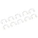 thumbnail image 1 of Jumpingount Almohadillas de silicona impermeables para anteojos, almohadillas transparentes para la nariz, accesorios para gafas de sol delgadas Lentes Trompeta 2.8cm Jumpingount AP007678-02, 1 of 6