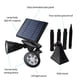 thumbnail image 5 of Luz Solar Para Césped De Doble Cabezal 4500Mah Luz De Paisaje Con Energía Solar Ip45 Luz De Camino De Luz Blanca Impermeable Para Jardín Patio Trasero Moyic HA017540-00, 5 of 7