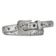 thumbnail image 3 of Cinturón de mujer con diamantes de imitación y hebilla de metal moderno, brillante, decorativo, Y2K. Plata, 3 of 9