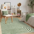 thumbnail image 2 of Tapis Modernes 5x7 pour Salon - Tapis Doux pour Chambre à Coucher Verts Lavables 5x7 - Tapis Antidérapants Ultra-Fins Résistants aux Taches Abstraits Mi-Siècle pour Chambre d'Enfant Grande Salle à Manger (5'X7', Vert) Vert, 2 of 5