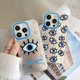 thumbnail image 2 of Funda De Teléfono De Plata De Hierro Caliente Para iPhone 11 14 Plus 12 13 Pro Max Moda Ojos De Pantalla Completa De Transparente Cubierta De Protección, 2 of 4