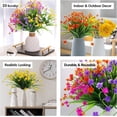 thumbnail image 4 of 20 Bundles&nbsp;Artificial Fake Flowers,&nbsp;UV&nbsp;Resistant&nbsp;Faux&nbsp;Flowers Arrangement, Fake&nbsp;Plants Greenery Shrubs&nbsp;for&nbsp;Indoor&nbsp;Outdoors, Window Box Farmhouse (5 Colors), 4 of 5