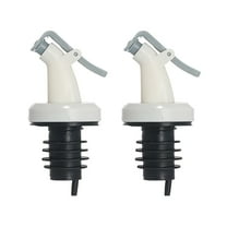 JDEFEG Waste Cooking Oil Dispenser Top Stopper Mouth Oil Tool Flip Kitchen Oil Bottle Olive Stopper Bottle Pourer Pourer Oil Bottle Clear Glass Bottles with Rubber Gray