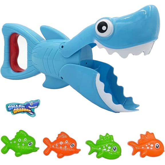 Bath Toys 2-5 Years, Shark Grabber Pool Bathtub Water Toys for Kids 3-6 Years Birhtday Gifts