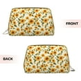 thumbnail image 3 of Cauagu Classical Cute Sunflower Print Large Cosmetic Bag,Portable Cosmetics Pouch Travel Makeup Bag Large Capacity Travel Makeup Case Organizer Makeup Brush Organizer, 3 of 8